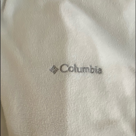 Columbia Sportswear Company White Plush Fleece Pullover Long Sleeves - Picture 5 of 6